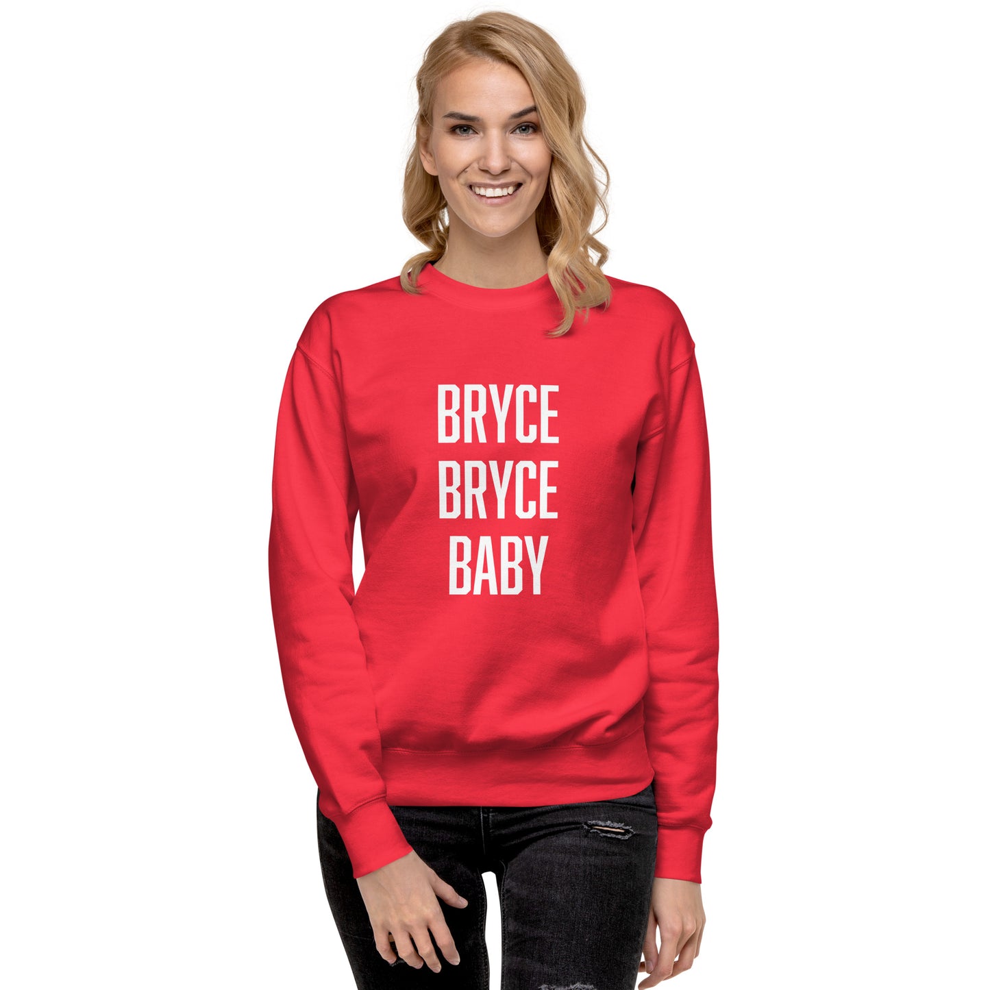 Bryce Bryce Baby Bryce Harper Red Sweatshirt