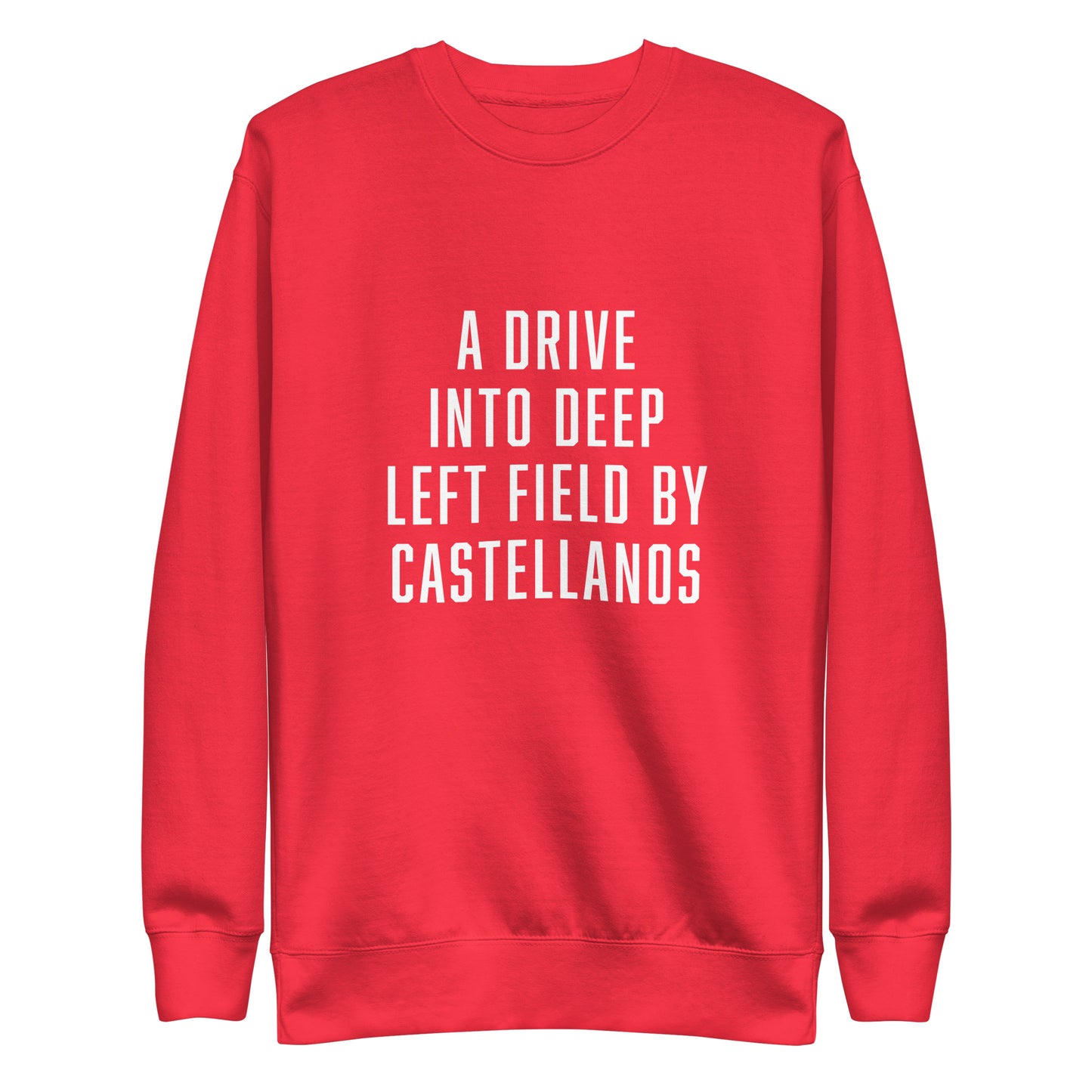 Casty is Clutch Red Crewneck